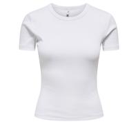 ONLY Damen T-Shirts, 2er Pack - ONLVAL O-NECK TOP, Rundhals, Kurzarm, einfarbig L Mehrfarbig