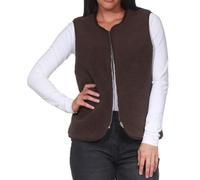 ONLY Damen Teddy Weste Sherpa einfarbige Plüschweste ONLBaby Zip Vest