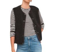 ONLY Damen Teddyfell Weste | Ohne Ärmel, Casual, Bei max. 30 grad im schongang waschen