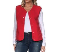 ONLY Damen Teddyfell Weste | Ohne Ärmel, Casual, Bei max. 30 grad im schongang waschen