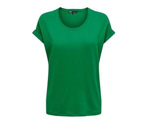 ONLY Damen Top Kurzarm Rundhals T-Shirt Moster Weiß Schwarz XS S M L XL XXL, Größe:XS, Farbe:Jolly Green 15106662