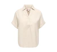 ONLY - ONLARIS LIFE CAP SLEEVE SHIRT WVN CC Pumice Stone - Gr. - XS