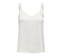 ONLY Damen Top ONLTILDE S/L LACE Mix TOP JRS (DE/NL/SE/PL, Alphanumerisch, XS, Regular, Regular, Cloude Dancer)
