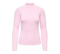 JDY - JDYFRANSISKA L/S HI-NCK TOP JR NOOS Pink Lady - Gr. - M