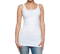 Only Live Love Life Long Ärmellos T-shirt M White (Herstellerartikelnummer: 15060061-White-M)