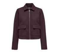 ONLY Damen Übergangsjacke kurze Damenjacke elegante Kurzjacke mit Reverskragen ONLVela Short