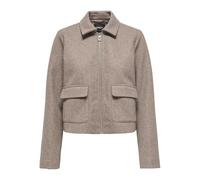 ONLY Damen Übergangsjacke kurze Damenjacke elegante Kurzjacke mit Reverskragen ONLVela Short