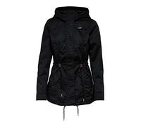 ONLY Damen Übergangsjacke Kurzmantel New Lorca Spring Parka 15168792 Black XS