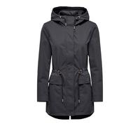 ONLY Damen Übergangsjacke ONLLouise Parka leichte Jacke mit Kapuze 15312869 Blue Graphite M
