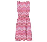 ONLY Damen Viskose Kleid Onlnova Life Sara Sommerkleid mit Zick-Zack Muster 15222201 Strawberry Moon 396 Chevron 40