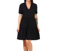 Only Maxikleider ONLNOVA LIFE S/S THEA DRESS SOLID W S schwarz