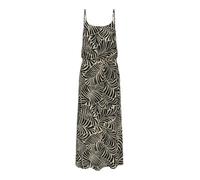 ONLY Damen Viskose Maxi Träger-Kleid Onlnova Life Strap mit Palmenmuster 15222217 Black 611 La Palma 36
