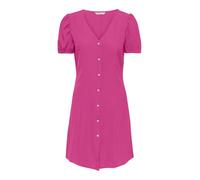 ONLY Damen Viskose Sommer-Kleid Onlnova Life Lucy (DE/NL/SE/PL, Alphanumerisch, M, Regular, Regular, dunkelrosa)