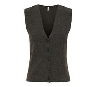 ONLY Damen Weste ONLBILLIE SL VEST CC KNT (DE/NL/SE/PL, Alphanumerisch, M, Regular, Regular, chocolate torte)