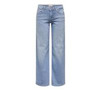 ONLY Damen Wide Leg Jeans ONLJudy Hüftjeans mit weit geschnittenem Bein