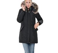 ONLY Damen Winterjacke Parka Katy Fellkapuze 15156573 Black L
