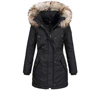 ONLY Damen Winterparka Kurzmantel Iris 15156574 Black S