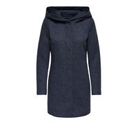 ONLY Damen Wollmantel Mantel 15142911, Gr. 38 (Herstellergröße: M), Blau (Night Sky Detail:Melange)