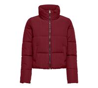 Only - "Dolly" Steppjacke für Damen, Kurz (Weinrot) EU 38 / UK 10