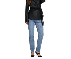 Only Emily Knöchellange Jeans in Stone Waschung W31-L32 Straight Fit