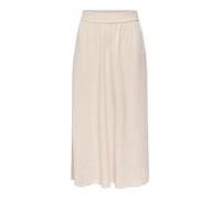 Maxirock ONLY "ONLTIZANA LONG SKIRT WVN NOOS", Damen, Gr. XS, silber lining, Web, Obermaterial: 100% Baumwolle, unifarben, lang, Röcke Maxirock (20416926-XS) silber lining