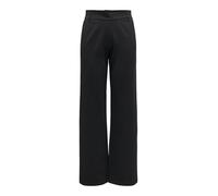 ONLY Damen Anzughose POPTRASH gerade geschnitten breiter Bund Schwarz S/32