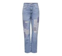 ONLY Female Baggy Fit Jeans ONLROBYN Mittlere Taille Gerade geschnitten Jeans
