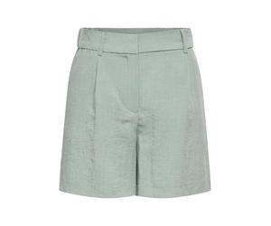 ONLY Female Bermuda Shorts ONLITA Hohe Taille Normal geschnitten Leinen Shorts