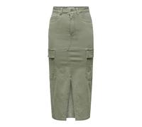 ONLY Female Bleistiftrock Hohe Taille Langer Rock