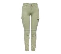 Only Damen Cargo Jeans ONLMISSOURI REG ANK LIFE - Slim Fit 34W / 30L, Oil Green (15170889)
