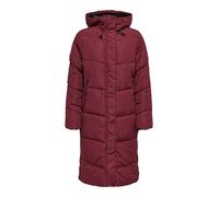 Only Steppmantel ONLMAGGI LIFE LONG PUFFER CC OTW, Damen, 100% Polyester, regular fit, XS, Cabernet