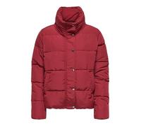 Steppjacke ONLY "ONLNEWCOOL PUFFER JACKET OTW NOOS", Damen, Gr. XL, rot (karanda rot), Web, Obermaterial: 100% Polyester, unifarben, Jacken Steppjacke (50573444-XL)