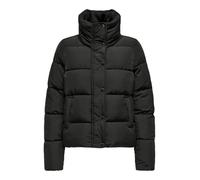 Only Steppjacke ONLNEWCOOL – Puffer, Regular Fit, Stehkragen – Schwarz Größe S
