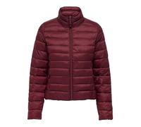 Outdoorjacke ONLY "ONLTAHIA LW QUILTED JACKET OTW NOOS", Damen, Gr. L, rot (cabernet), Web, Obermaterial: 100% Nylon, unifarben, Modisch, regular fit kurz, eingefasste Kante, Jacken (35152600-L) caber