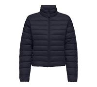 Steppjacke ONLY "ONLTAHIA LW QUILTED JACKET OTW NOOS", Damen, Gr. S, night sky, Steppware, Obermaterial: 100% Nylon, unifarben, regular fit kurz, eingefasste Kante, Jacken Steppjacke, Kunstfaser (6120