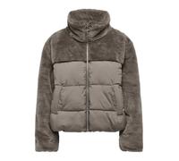 ONLY - ONLWANJA FUR PUFFER MIX JACKET NOOS OTW Walnut - Gr. - M