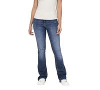 Bootcut-Jeans ONLY "ONLBLUSH MID FLARED DNM DOT741 NOOS" Gr. S (36), Länge 30, blau (medium denim) Damen Jeans (60299604-S) medium blau denim