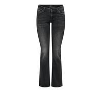 Only Blush Flared Fit Tai1099 Mid Waist Jeans Schwarz M / 30 Frau (Herstellerartikelnummer: 15286686-WashedBlack-30-M)
