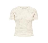 ONLY - ONLELKE LIFE SS STRUCTUR O-NECK KNT NOOS Birch - Gr. - XL