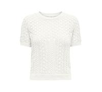ONLY Damen Onlsaga Life O-Neck Cc KNT Pullover, Cloud Dancer, S EU