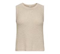 Only Regular Fit Pullunder mit Rollsaum Modell 'SUNNY' in Offwhite, Größe XL