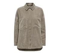ONLY - ONLJANINE-RAI LS OVS CORD SHACKET PNT weathered teak - Gr. - XS