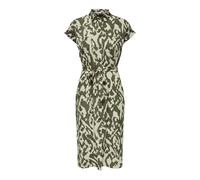 Hemdblusenkleid ONLY "ONLHANNOVER S/S SHIRT DRESS NOOS WVN", Damen, Gr. 34, N-Gr, tarmac print:pumice stone graphic, Web, Obermaterial: 100% Polyester, bedruckt, modisch, Kurzarm, Kleider (12445642-34