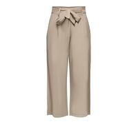 ONLY Female Hose mit weitem Beinschnitt ONLCARO Verkürzt Leinen Hose mit weitem Beinschnitt