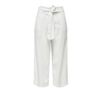 ONLY Female Hose mit weitem Beinschnitt ONLCARO Verkürzt Leinen Hose mit weitem Beinschnitt