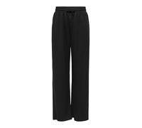 Trainingshose ONLY "ONLSCARLETT WIDE PANT SWT NOOS", Damen, Gr. S (36), N-Gr, schwarz, Sweatware, Obermaterial: 60% Polyester, 40% Viskose, unifarben, ausgestellt knöchellang, Hosen Trainingshose (176