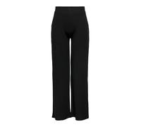 Only Schlupfhose ONLNELLA WIDE PANT Rippenstruktur Schwarz Größe S