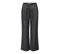 ONLY Damen Onlhattie Hw Pleat Mel STR Pant TLR, Dark Grey Melange, 38W x 32L