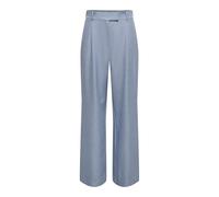 Only Regular Fit Weite Hose mit Schiebehakenverschluss Modell 'LINDA' in Hellblau Melange, Größe XS/32
