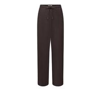 Schlupfhose ONLY "ONLSIESTA MW PULL-UP LINEN BL PNT NOOS", Damen, Gr. XS, Länge 32, schwarz coffee, Web, Obermaterial: 80% Viskose, 20% Leinen, unifarben, straight fit normal, Hosen Schlupfhose, Visko